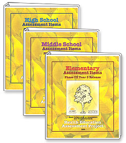 Assessment Item binders.