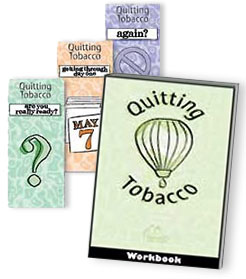 Quitting Tobacco Workbook and Pamphlets.