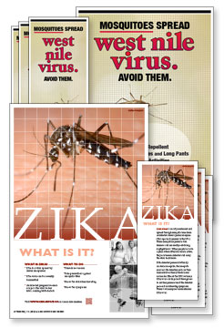 West Nile Mosquito Fact Card and Poster Kits