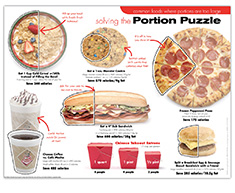 Portion Puzzle Poster