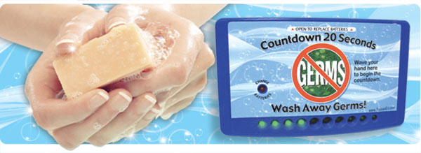 Promote Hand Washing with the 20 Second Handwashing Timer