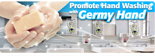 Promote Hand Washing with Germy Hand