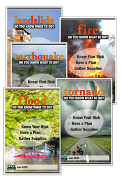 Emergency Preparedness Disaster Posters