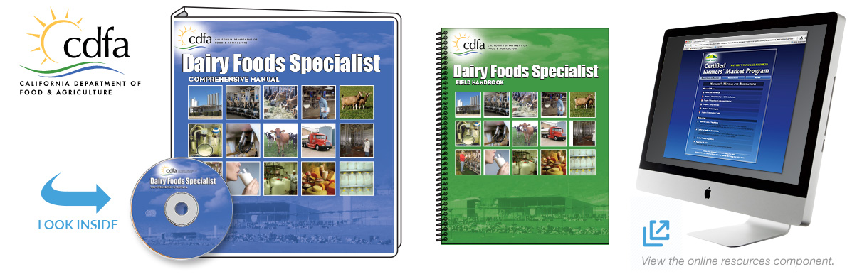 California Department of Food and Agriculture (CDFA) Dairy Foods Comprehensive Manual