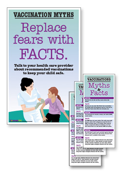 Vaccination Myths Rack Card Kit