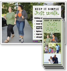Walking Adults - Rack Card Kit