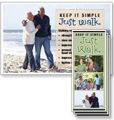 Walking Seniors - Rack Card Kit 