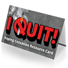 Vaping Cessation Resource Cards