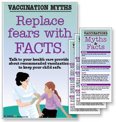 Vaccination Myths Fact Cards
