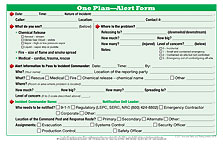 One Plan—Alert Form