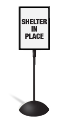 Rectangle Single Pedestal Directional Sign