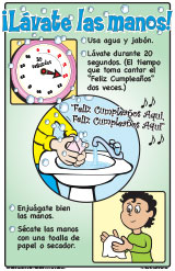 Spanish poster: Wash Your Hands