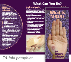 What is MRSA? tri-fold pamphlet