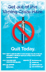 Get out of the Vaping Craze Haze Poster