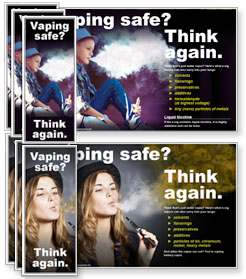 Vaping Poster and Fact Cards Kits