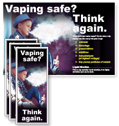 Vaping Safe? Boy - Fact Card Kit