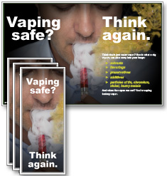 Vaping Safe? Man - Fact Card Kit